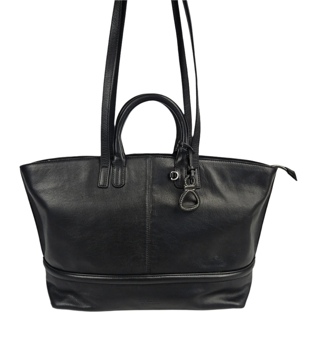 Victoria Oversize East West Tote Bag for Women - handmade by Saddler