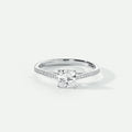 Vivian | 9ct White Gold 0.80ct tw Princess Cut Lab Grown Diamond Engagement Ring