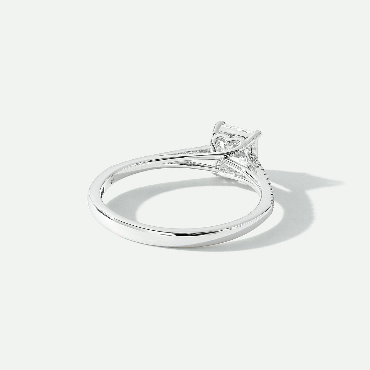 Vivian | 9ct White Gold 0.80ct tw Princess Cut Lab Grown Diamond Engagement Ring