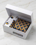 Geometric Circles Tie & Cufflink Set-0