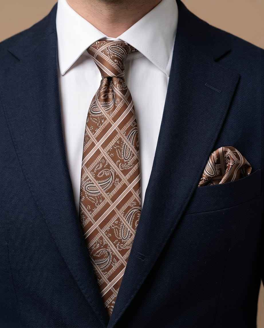 The "Heritage Paisley" Tie & Cufflink Set-1