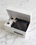 The "Regal Plaid" Tie & Cufflink Set-0