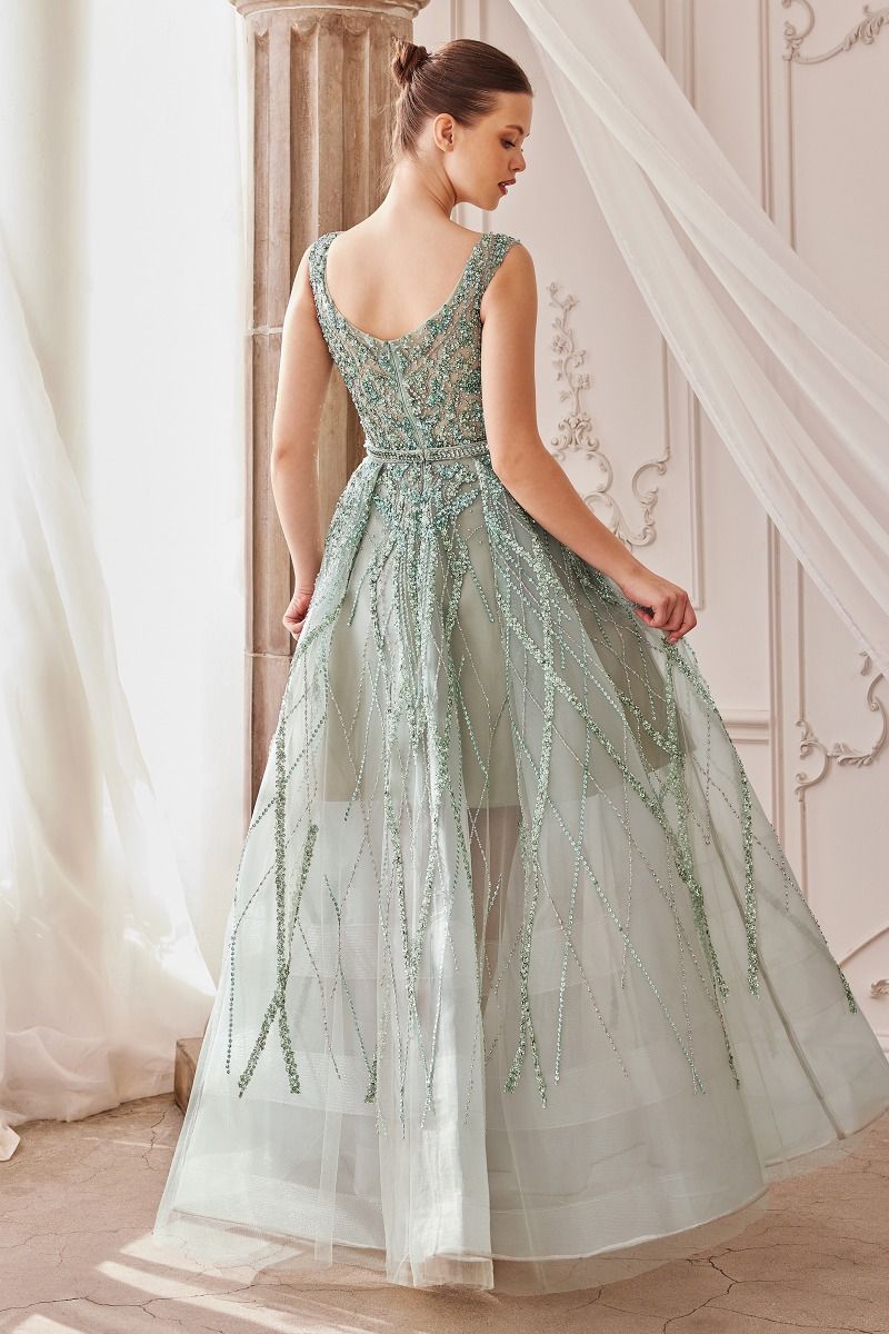 Gemma Jewel Beaded Ball Gown-1
