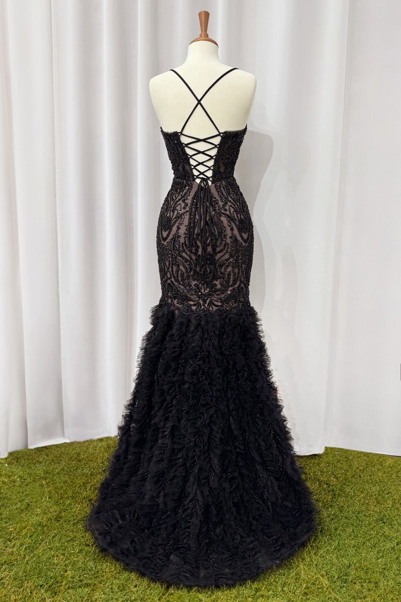 Fitted Black & Nude-3