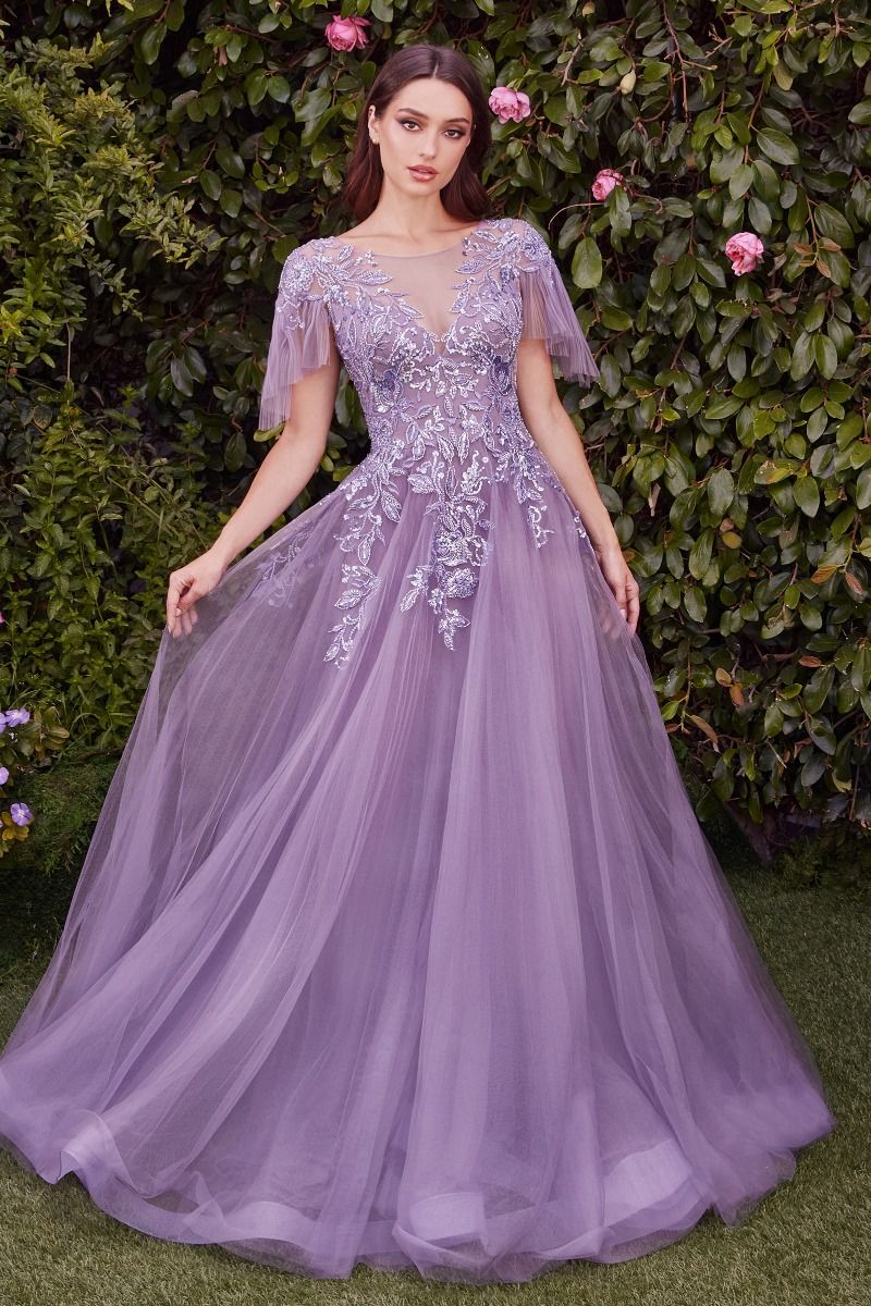 Estate Floral Tulle Gown-4
