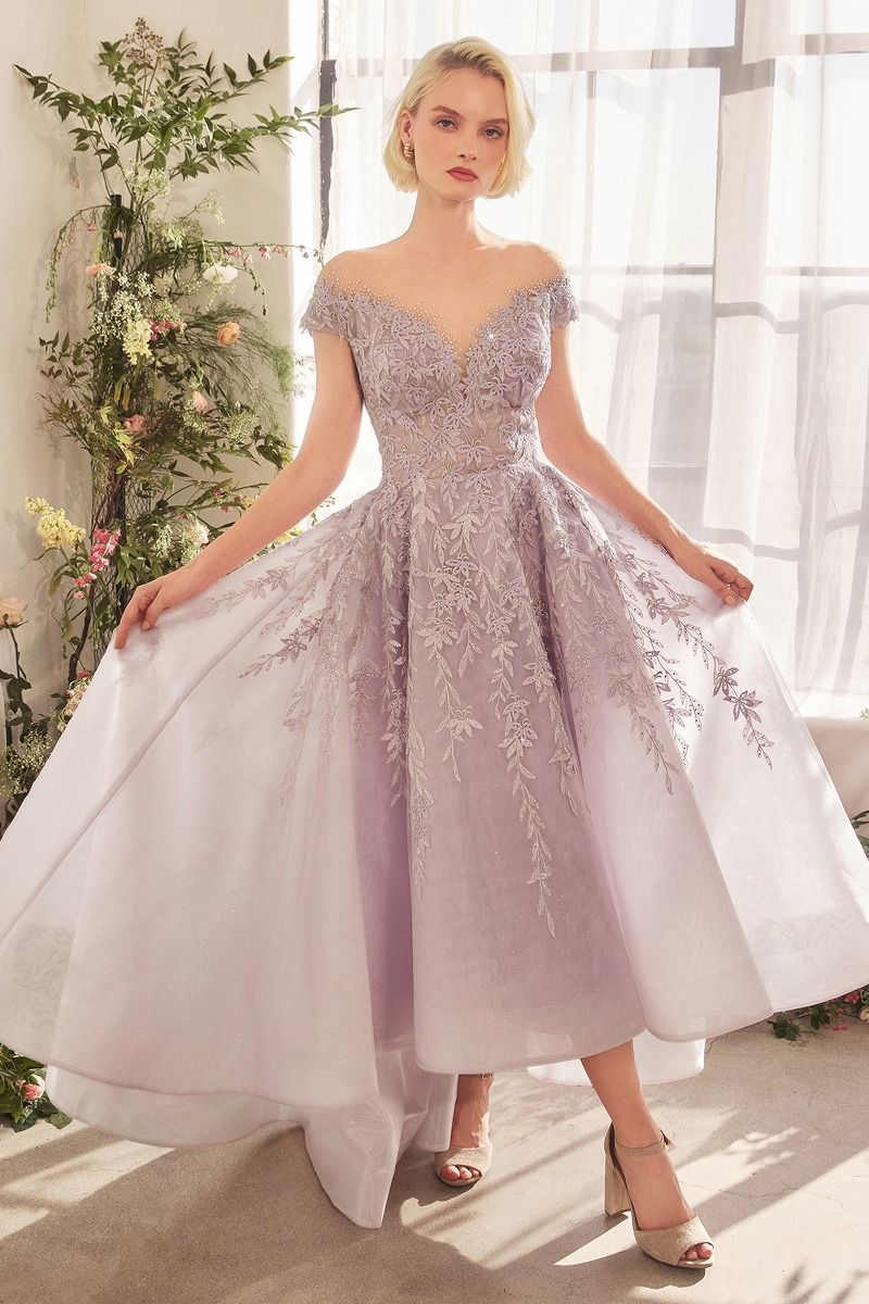Lavender Story Highlow Hem Gown-1