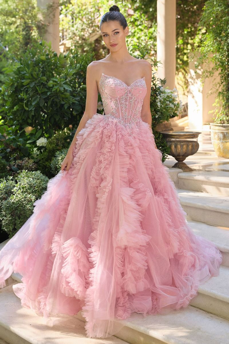 Layered Soft Tulle With Glitter-1