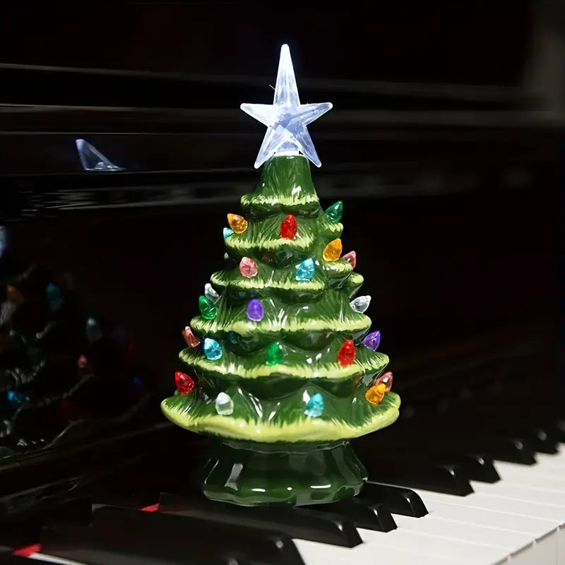 Radiant Glows: Ceramic Christmas Tree Magic