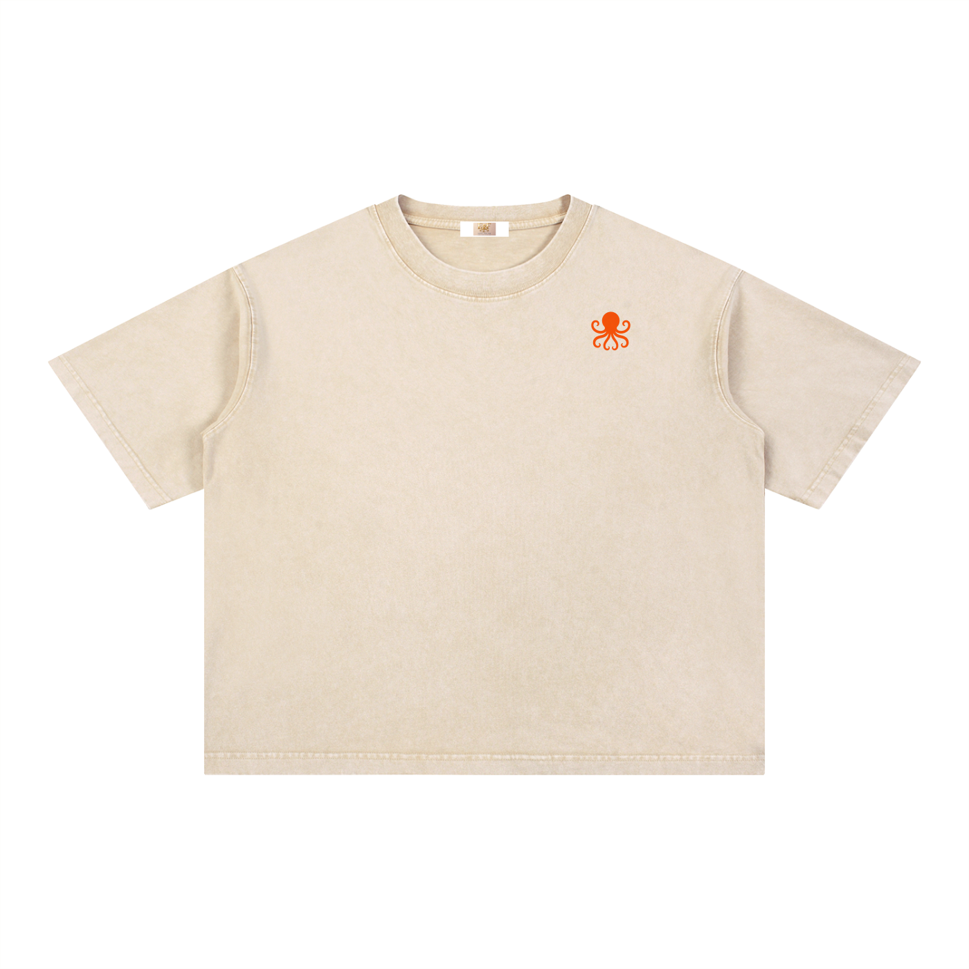 Mineral Wash Boxy Cotton T-Shirt