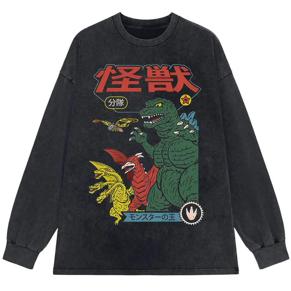 Japanese Anime Print T-Shirt Men Short Sleeve Casual Tee-6