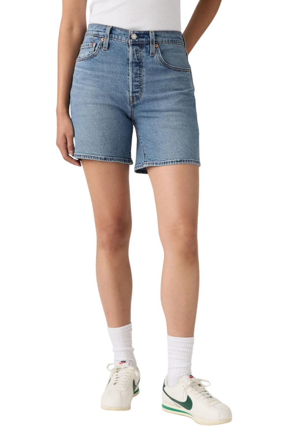 LEVI'S - Bermuda donna 501® Mid-thigh-0
