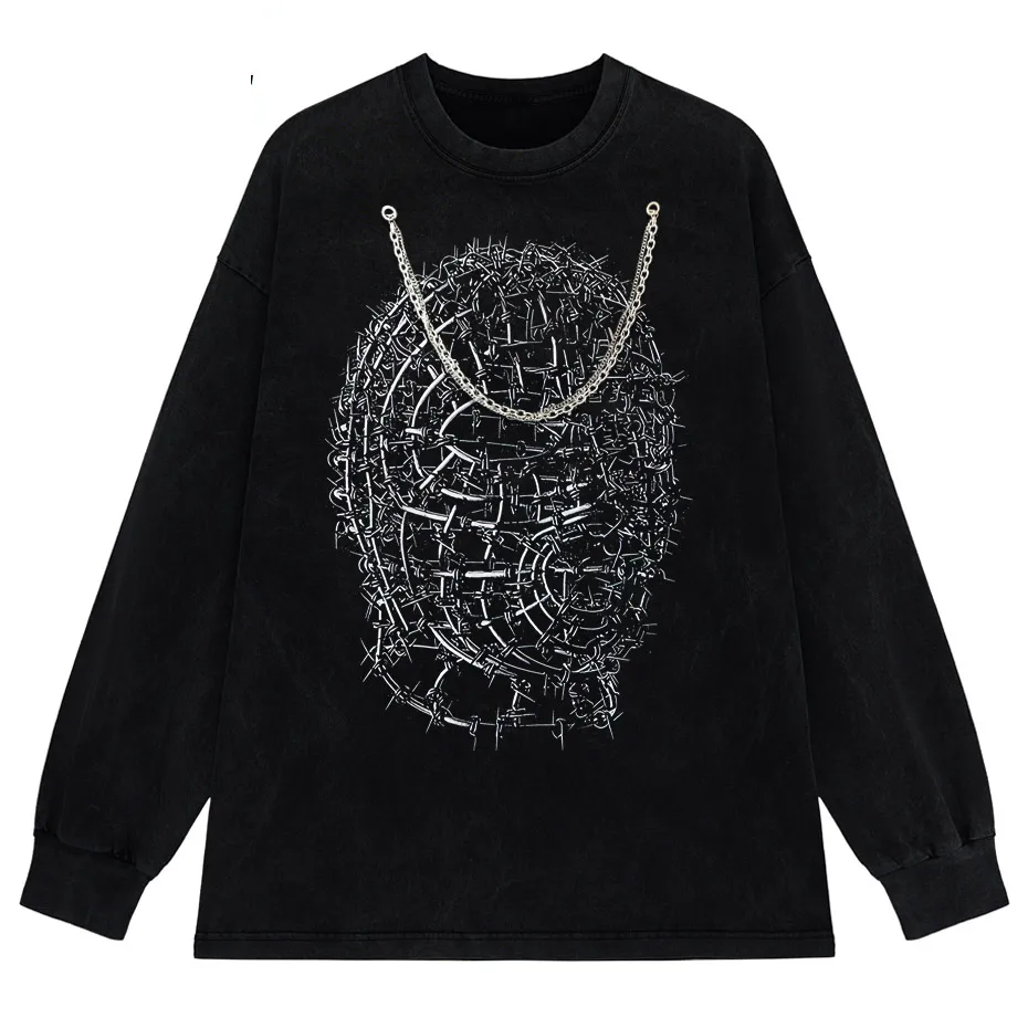 Gothic Vintage Grunge Y2K Oversized Anime T-Shirt-2