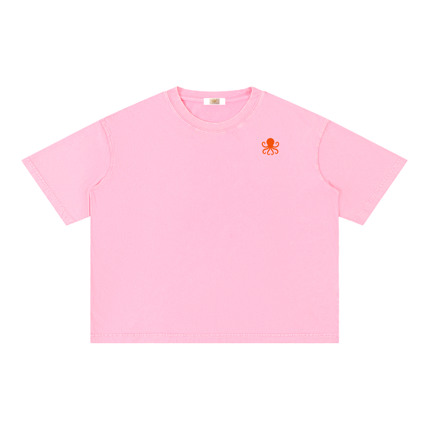 Mineral Wash Boxy Cotton T-Shirt