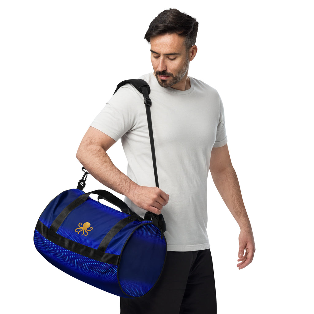 all-over print gym bag