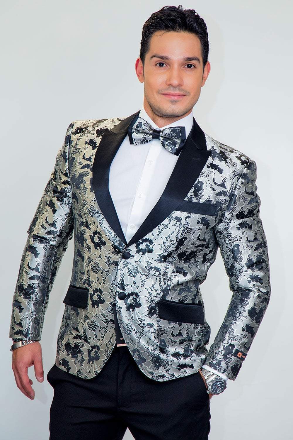 "Amsterdam" Tuxedo Jacket Peak-1