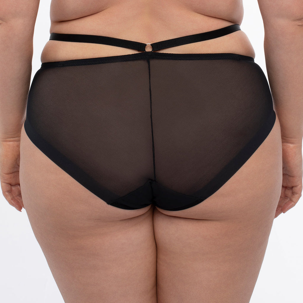 Transparent Tulle Embroidered Bikini Panty Antinea-2