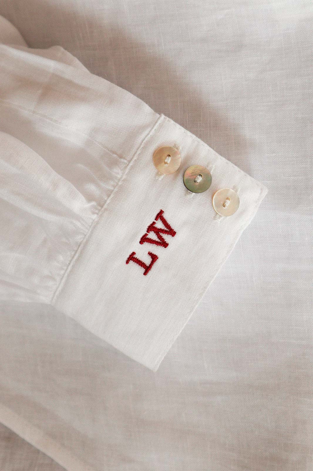 The Anna Blouse in white
