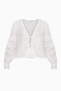 The Anna Blouse in white