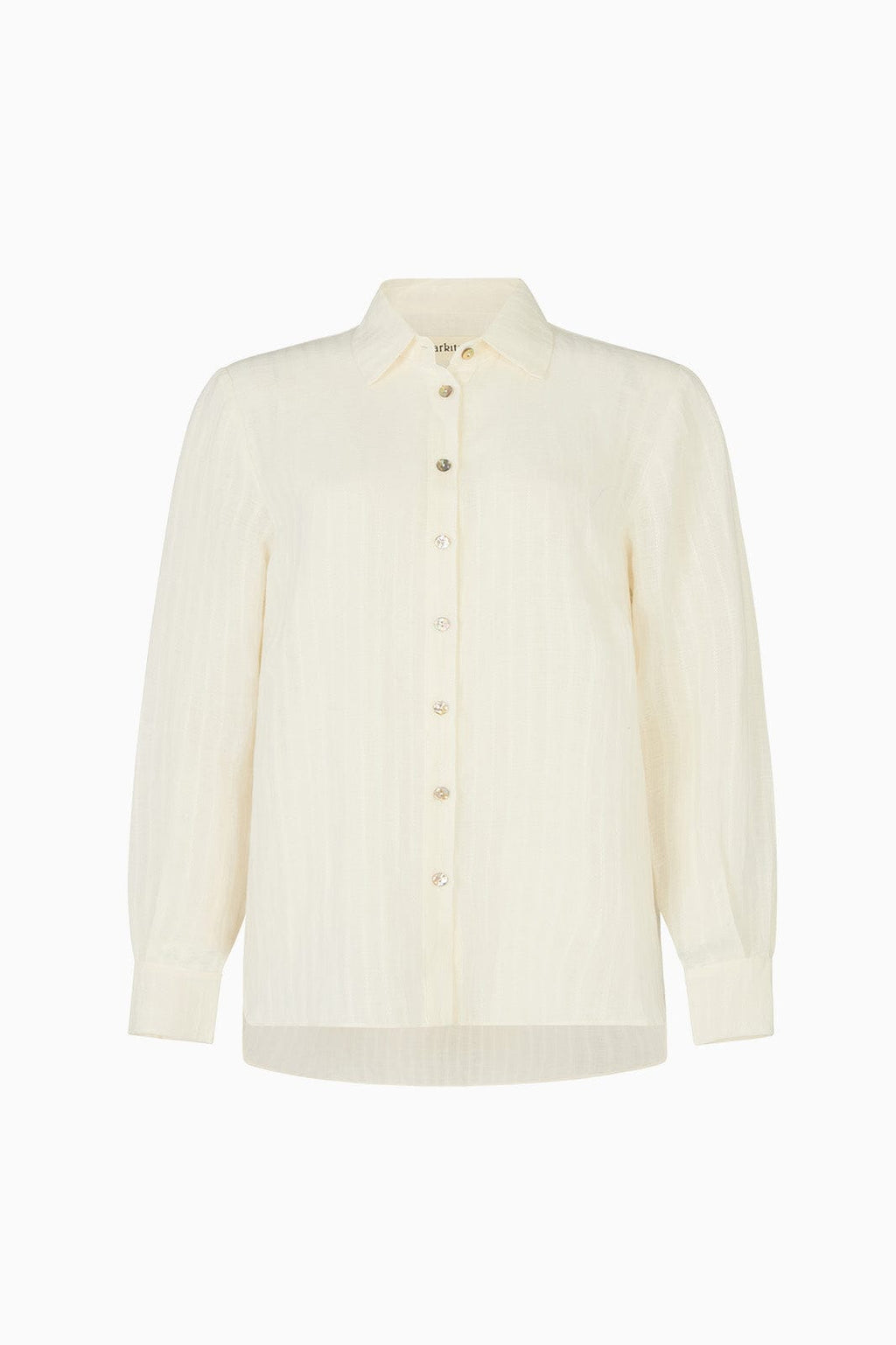 The Gina Oversized Shirt in off-white