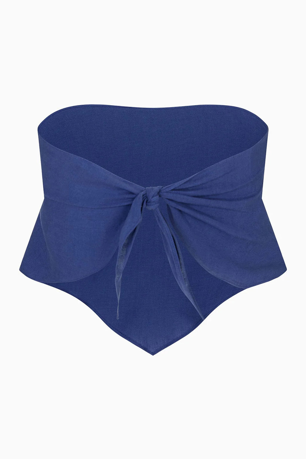 The Ida Scarf Top in klein blue