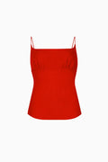 The Nicola Camisole Top in red