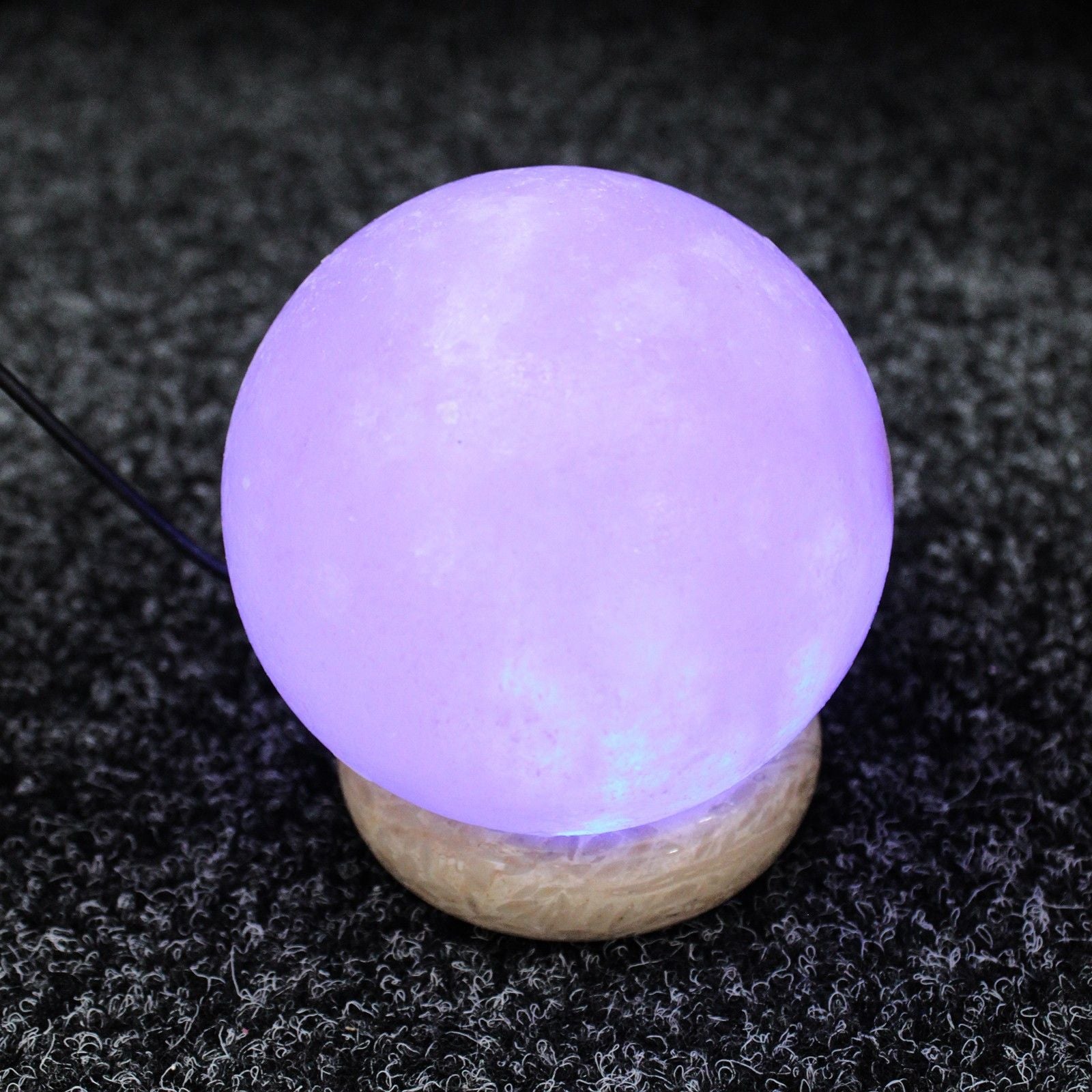 USBソルトランプ「ボール型」8cm（マルチカラー）