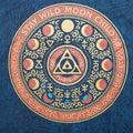 Nomad Sari ストーンウォッシュ コットンTシャツ - Stay Wild Moon Child - ブルー - XL