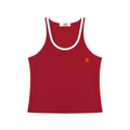 Women's Color Block Cropped Tank Top