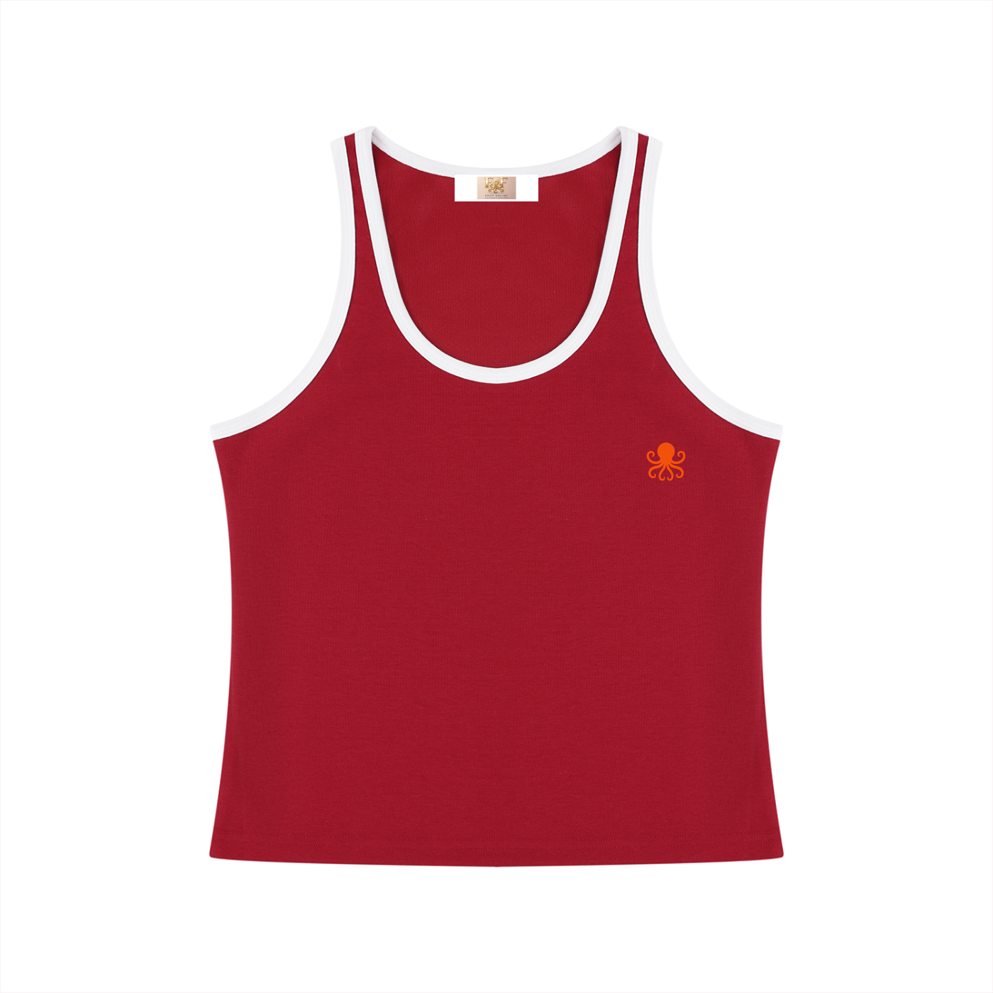 Women's Color Block Cropped Tank Top