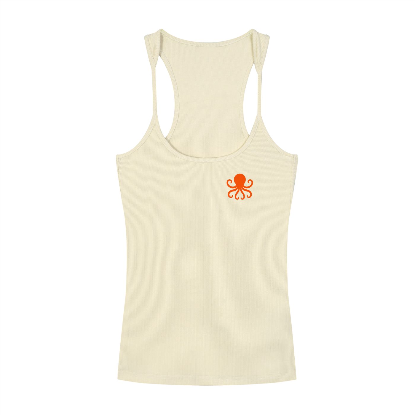 Slim Fit Ribbed Racerback Tank Top