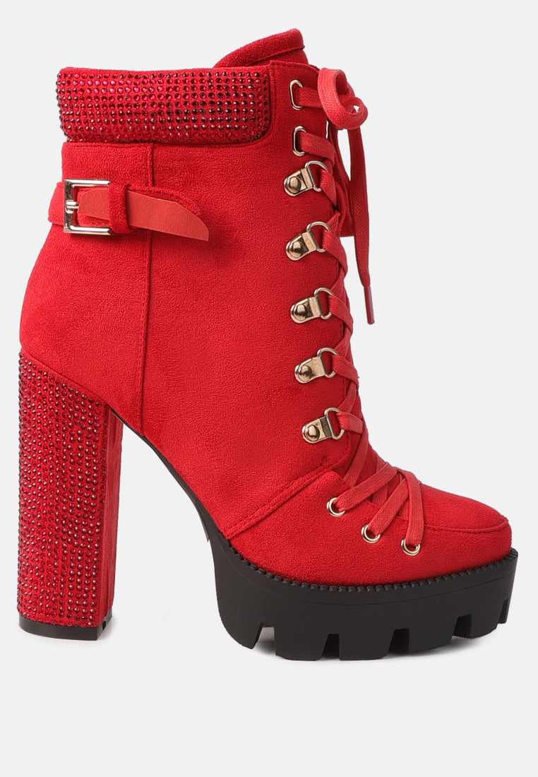 Birch Block Heeled Ankle Boots-0