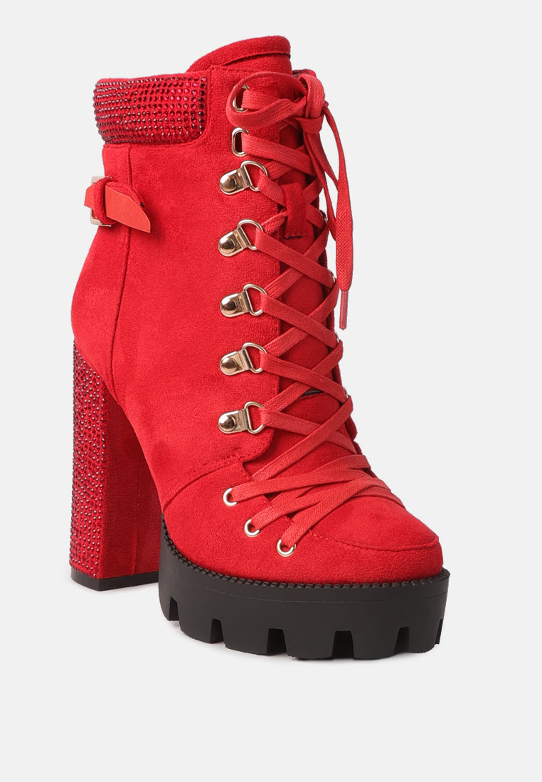 Birch Block Heeled Ankle Boots-1