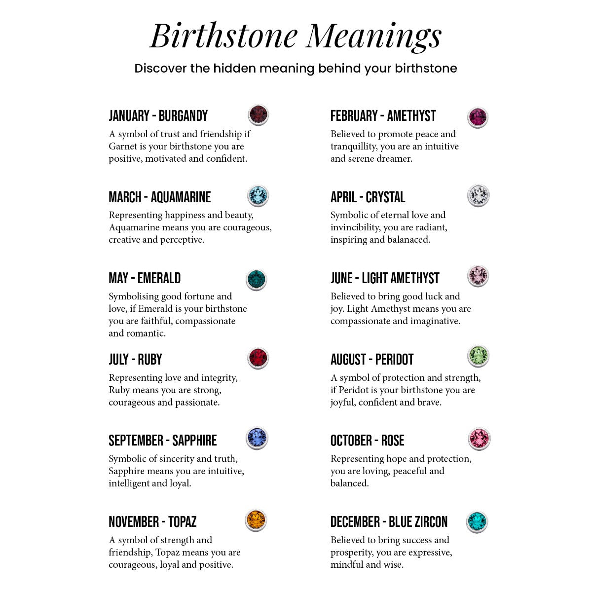 Beginnings Crystal Birthstone Ring Kit-3