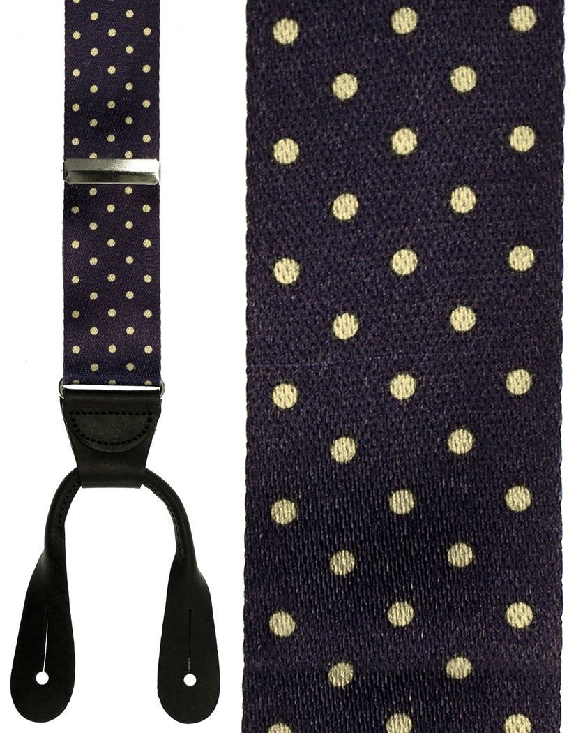 "Manhattan" Dots Suspenders 1.5"Width-1
