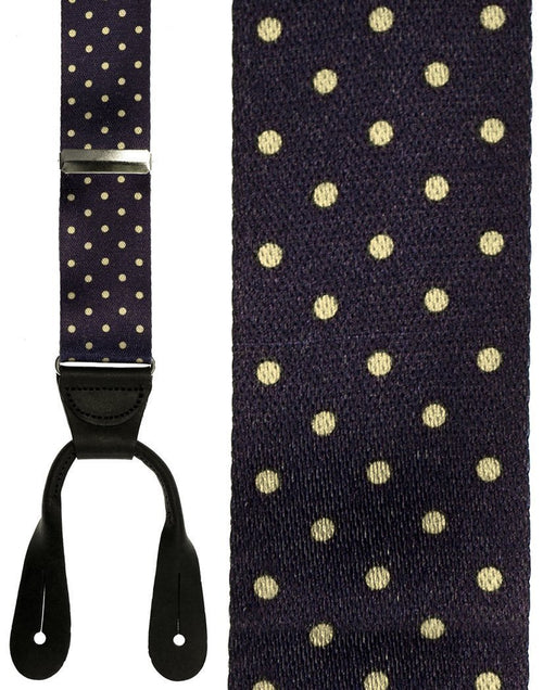 "Manhattan" Dots Suspenders 1.5"Width-1