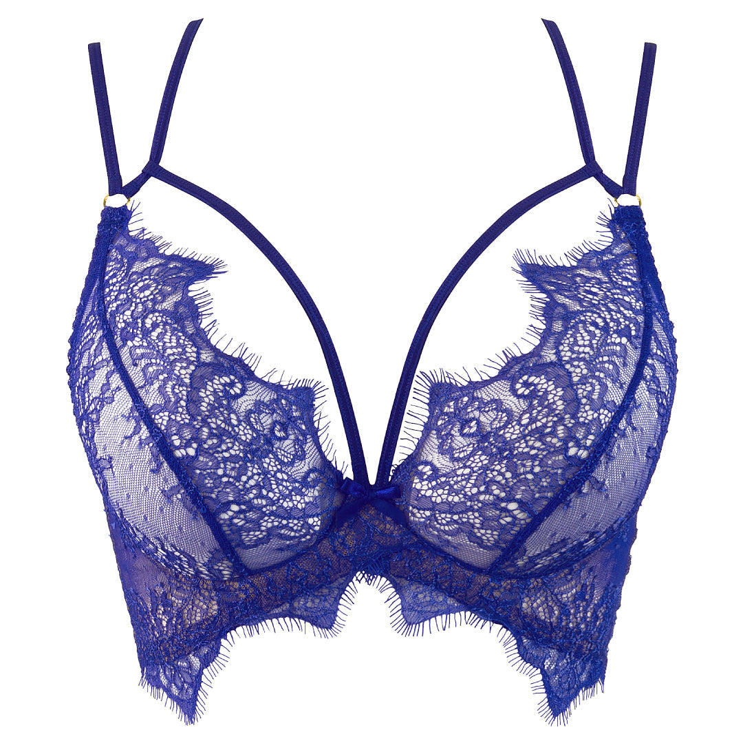 Axami Summer Love Sheer Lace Longline Bra-2