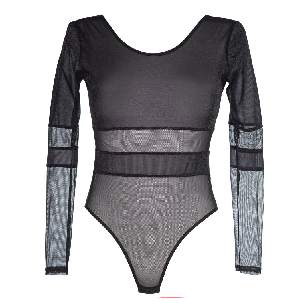 Axami Miami Vibe Sheer Shimmer Mesh Teddy-2