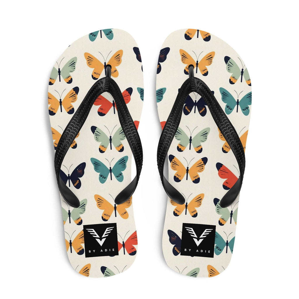 Boho Butterfly Flip Flops