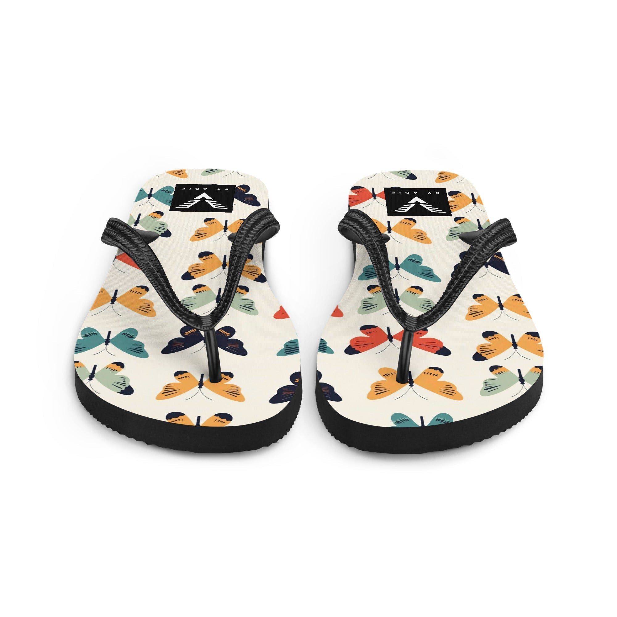 Boho Butterfly Flip Flops