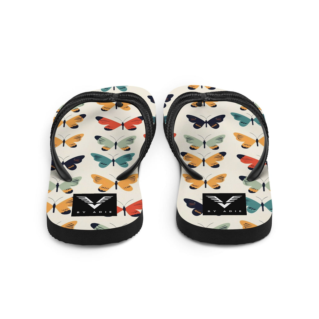 Boho Butterfly Flip Flops