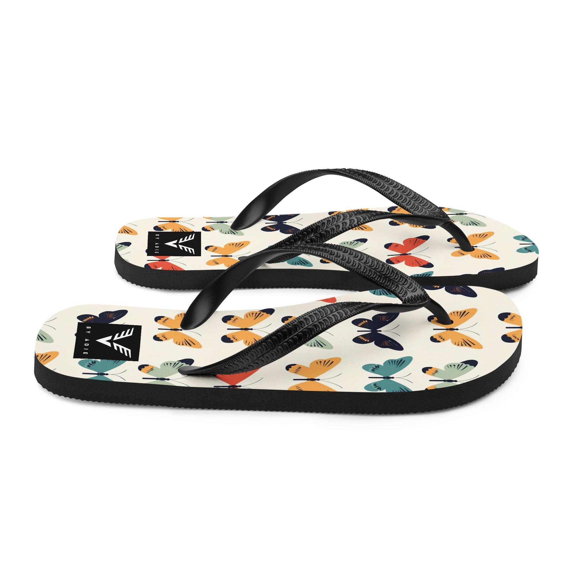 Boho Butterfly Flip Flops