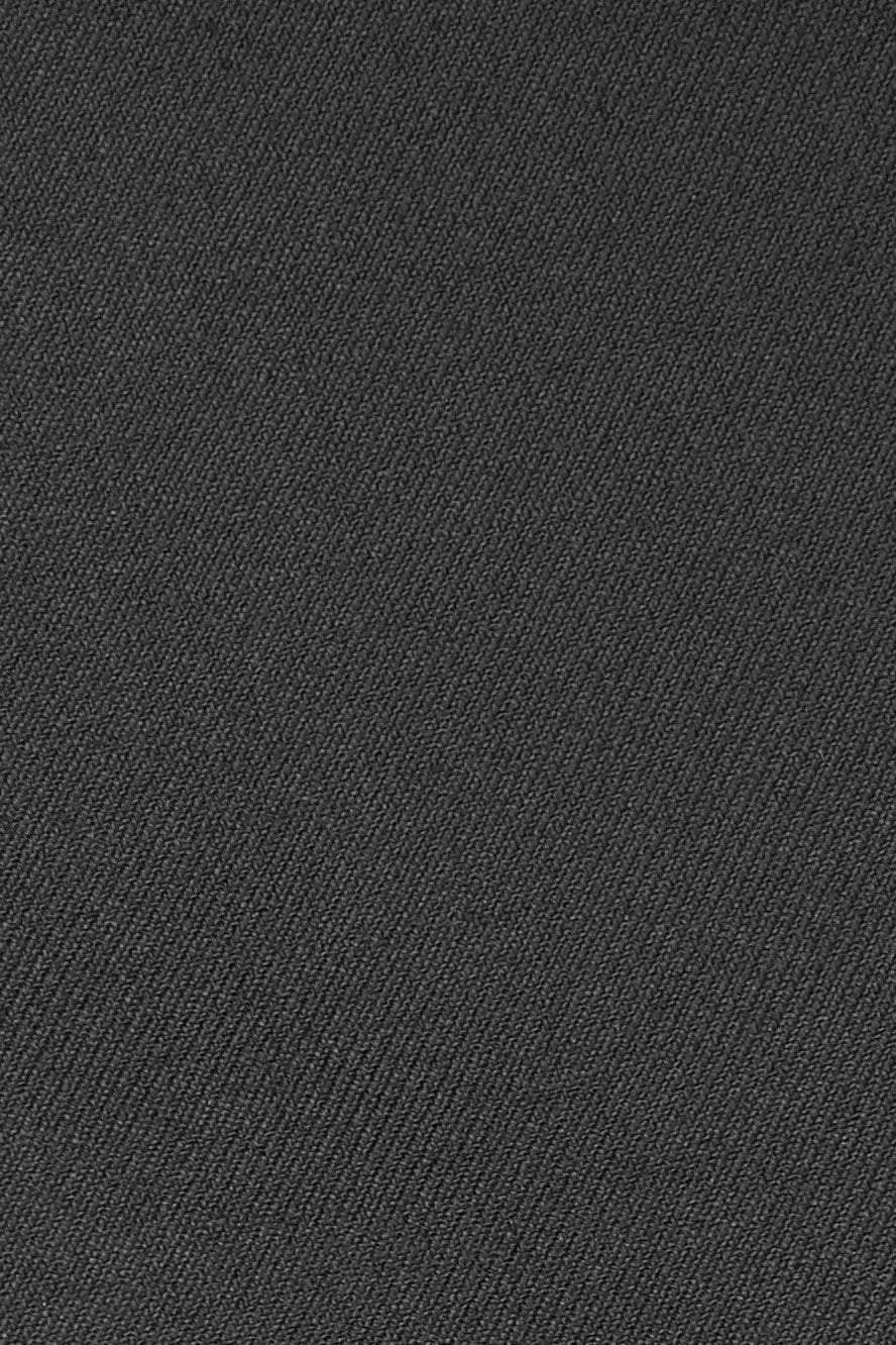 "Bradley" Black Luxury Wool Blend Suit Pants - Unhemmed-1