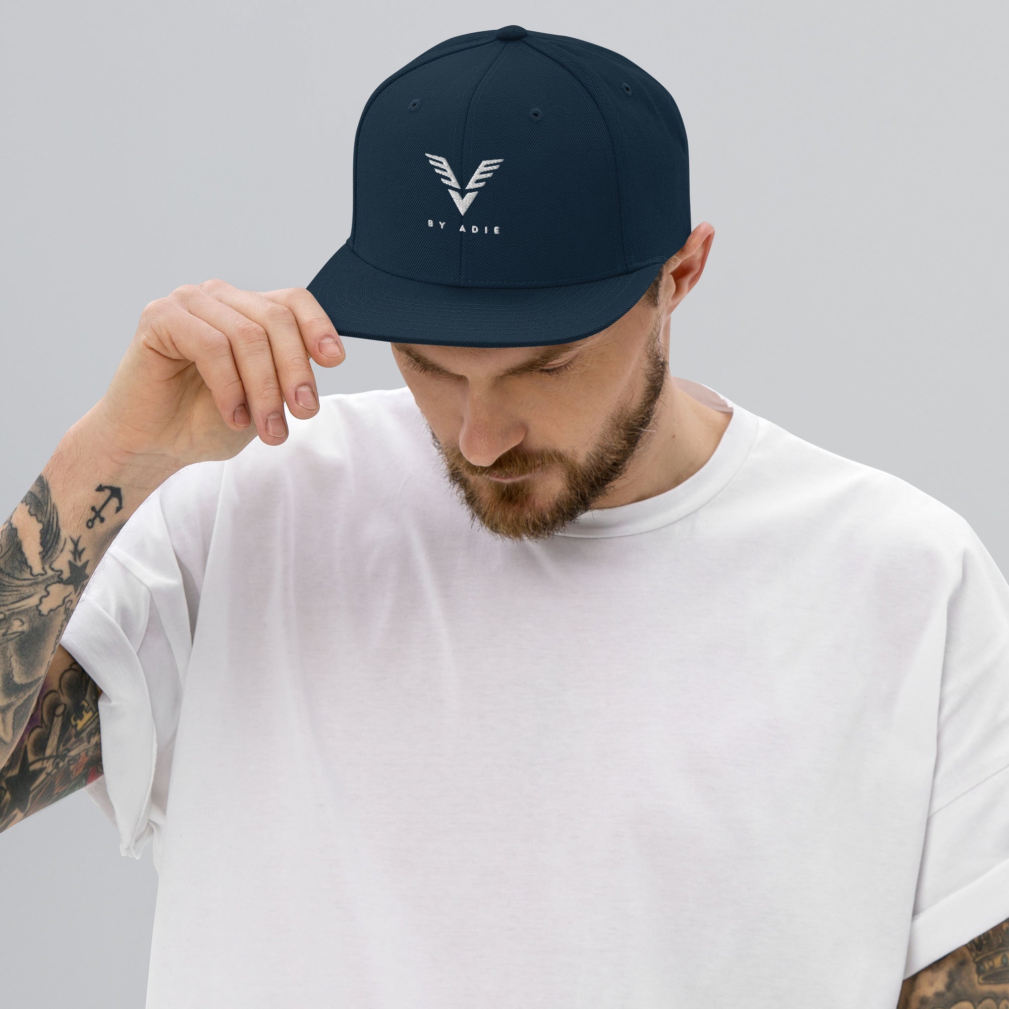 By Adie Logo Snapback Cap