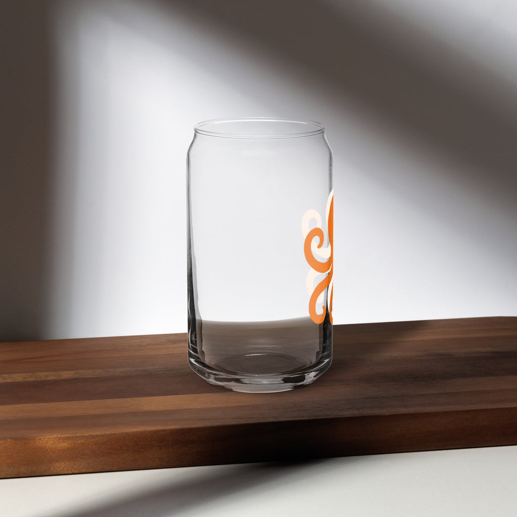Can-shaped glass