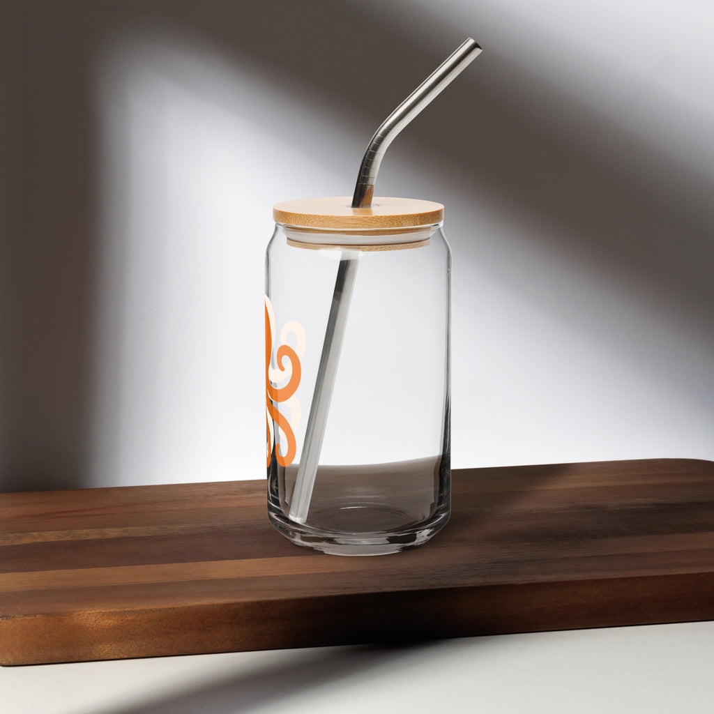 Can-shaped glass