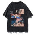 Harajuku Hip Hop Streetwear Anime Cartoon T-Shirt Men Loose Y2K Tee-0