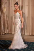 Fitted Bridal Gown With Its Strapless-3