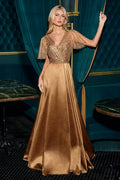 Satin Skirt With A Beaded Bodice-1