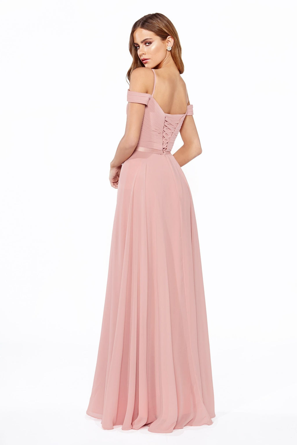 A-Line Chiffon Dress-3