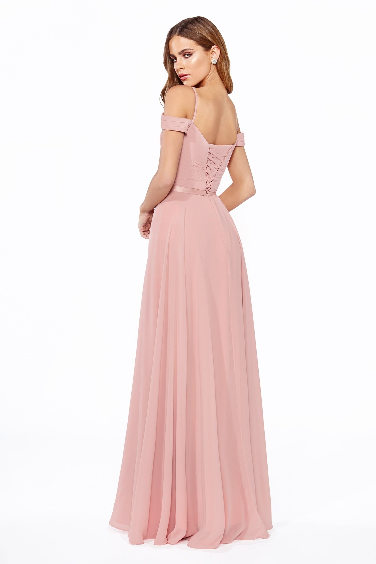 A-Line Chiffon Dress-3